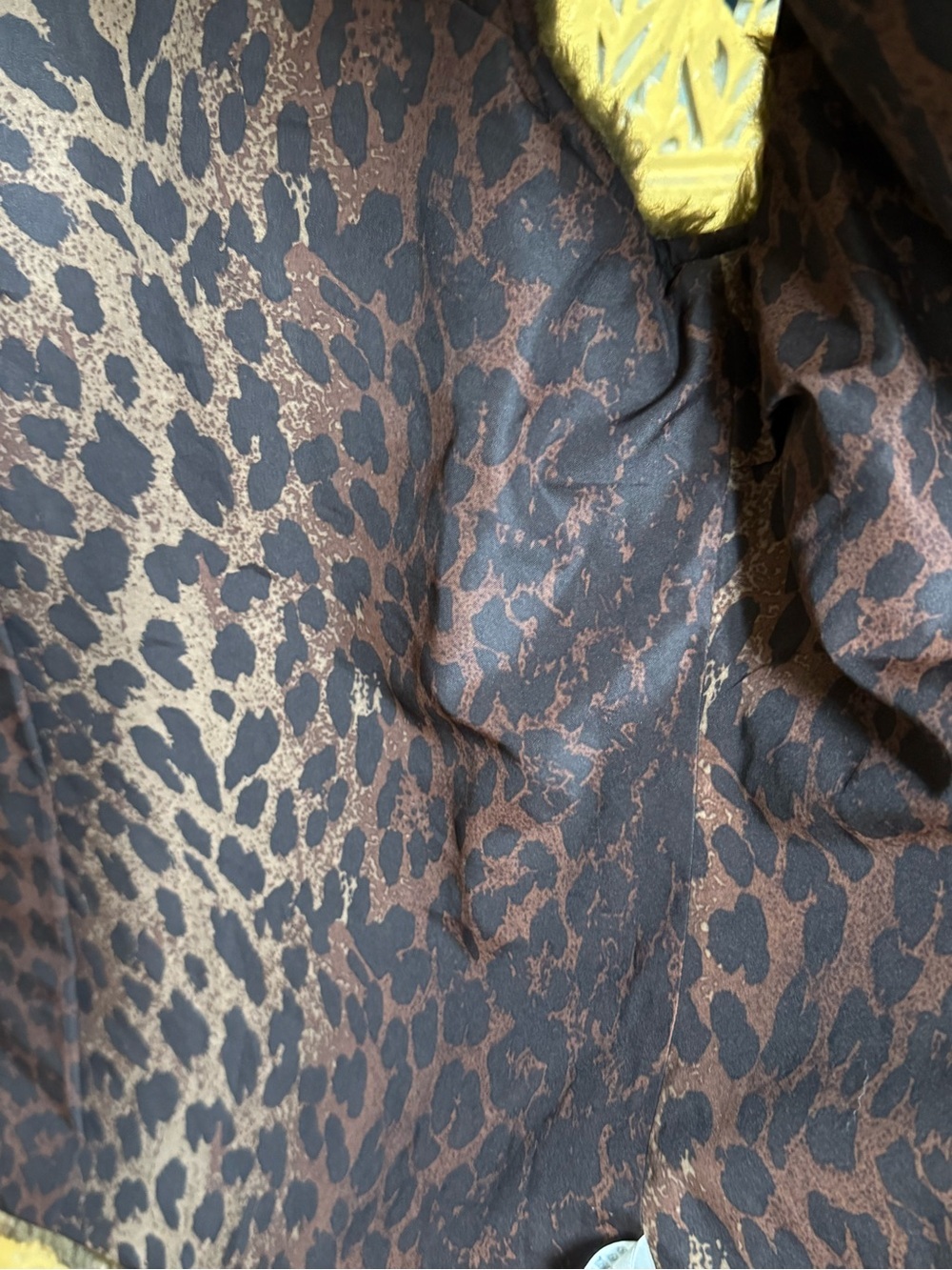 Chico's Brown Faux Fur Vest with Leopard Print Lining Cozy Luxe Versatile Layer - Picture 5 of 8